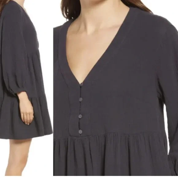 MADEWELL LIGHTSPUN COLETTE MINI GAUZE DRESS NB834 - Picture 1 of 10